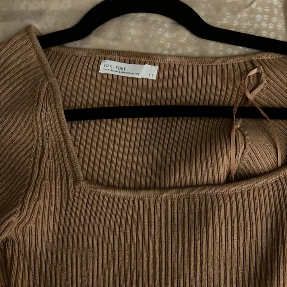 Oak and fort sweetheart neck long sleeve - Picture 3 of 3